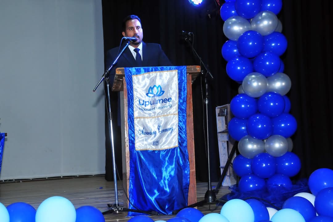 Welcoming Guests at the Upulumee Awarding Ceremony 2020
